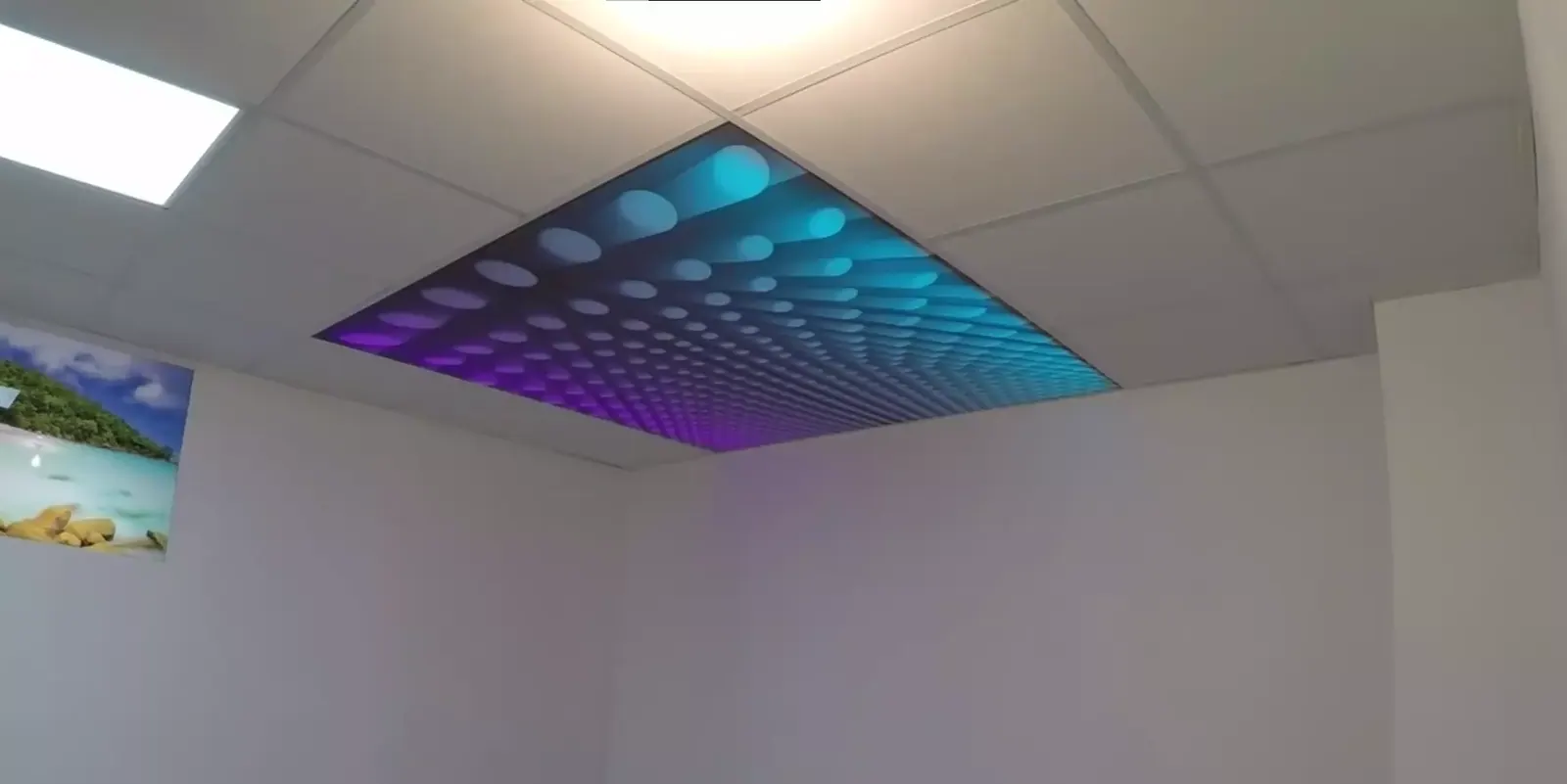 3D натяжной потолок для офиса — Курск, Димитрова, 40, фото 1